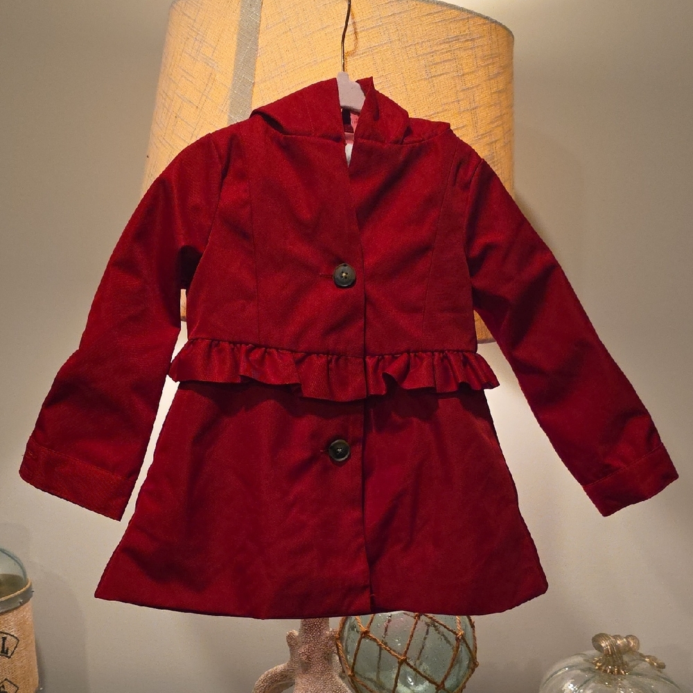 Isaac Mizrahi Red Kids Pea Coat